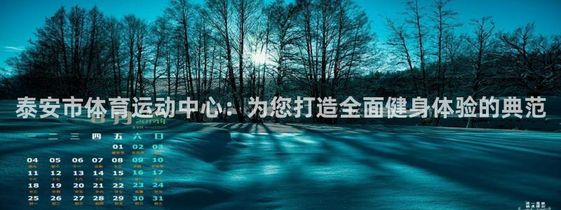 米兰体育官方正版app娱乐：泰安市体育运动中心：为您