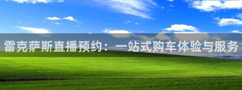 斗球直播app苹果下载：雷克萨斯直播预约：一站式购车体验与服务